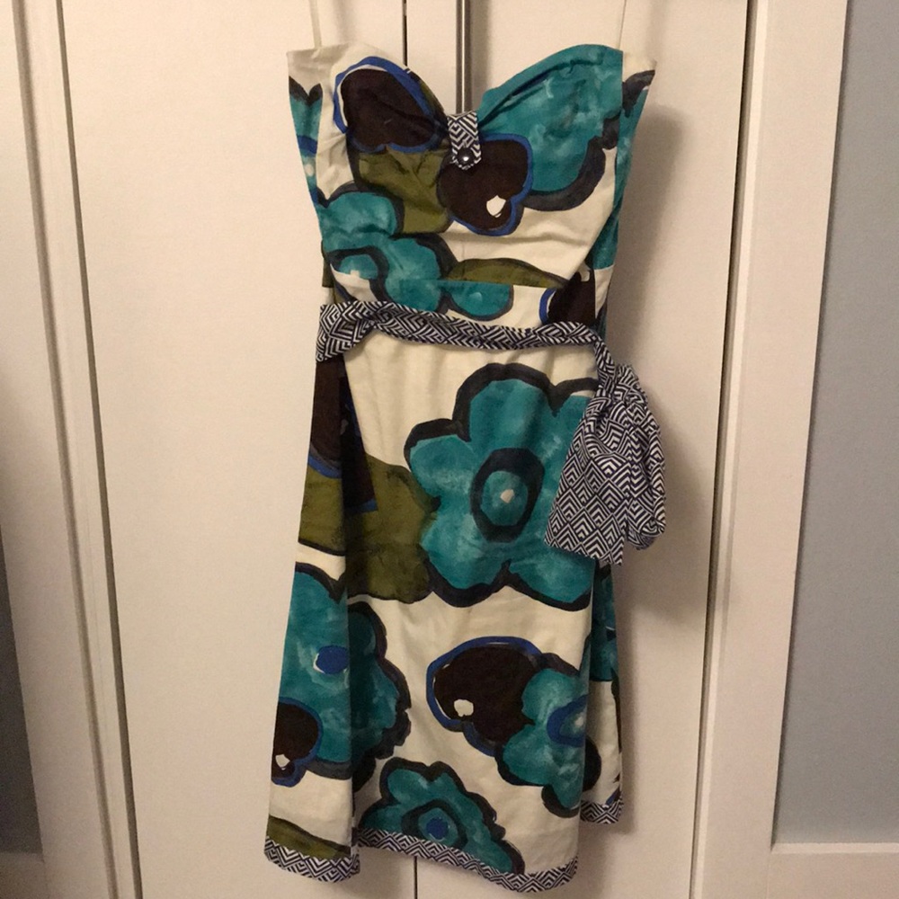 Maeve/Anthropologie dress with tie size 4
